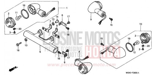 CLIGNOTANT VT1100C22 de 2002